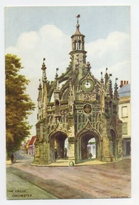 The Cross Chichester Vintage A.R. Quinton Postcard S11 - Picture 1 of 2