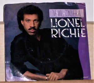 Lionel Richie - Love Will Conquer All - 1986 45 Single Record - Excellent - Picture 1 of 2