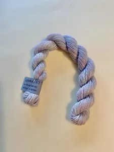 Silk/wool 25 meters Gumnut Opal Threads SapphireLT Handdyed 1 ply varigated Blue - Picture 1 of 1