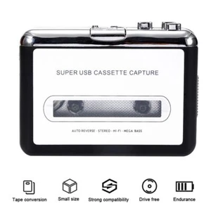 Cassette Player Portable Converter Recorder Convert Tapes To Digital Mp3 Via USB - Picture 1 of 8