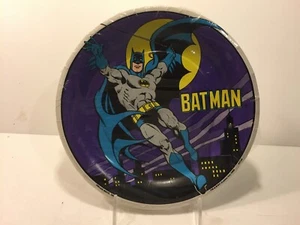 Rare Vintage 1989 BATMAN DC Comics Birthday Plates Sealed Package - Picture 1 of 5