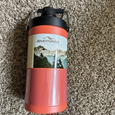 Advenuridge Acero Inoxidable 1/2 Galón Doble Pared Jarra Botella de Agua Reutilizable Foto 1 de 4