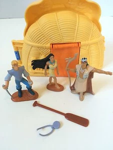 Mattel Disney Pocahontas Spielset 1995 Hütte Vintage Spielfiguren Tortenaufleger - Bild 1 von 10