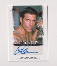 LORENZO LAMAS GREASE AUTOGRAPH 2012 LEAF POP CENTURY SIGNATURES AUTO RARE