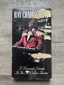 Ray Charles - Live 1991 (VHS, 1991) A Romantic Evening At The McCallum Theatre - Picture 1 of 4