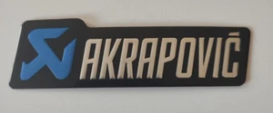 Akrapovic Auspuff Emblem Aufkleber Hitzefest Aluminium - Bild 1 von 1