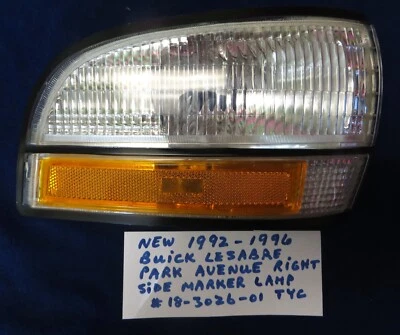 Nuevo 1992-1996 Buick LeSabre Park Avenue luz de marcador lateral derecho Foto 1 de 2