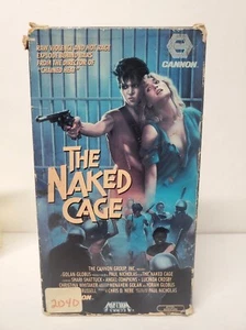 The Naked Cage VHS 1986 Womens Prison Cannon Film Shake & Squeeze Box - Picture 1 of 18