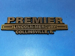 Logo insignia emblema concesionario de automóviles Premier Lincoln Mercury Collinsville IL - Imagen 1 de 6