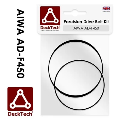 Correas de repuesto DeckTech™ para Cassette Deck Aiwa AD-F450 ADF450 AD F450 Foto 1 de 3