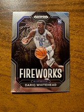 DARIQ WHITEHEAD RC 2023 Prizm Draft Picks FIREWORKS #13