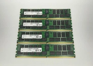 Micron 128GB 4x32GB 2Rx4 PC4-2400T ECC REG Server MTA36ASF4G72PZ - Picture 1 of 1