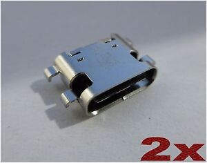 x2 Micro USB Type-C Power Connector Charge Port for ZTE Trek 2 K88