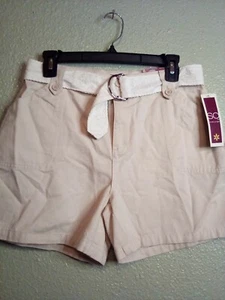 SO girls belted shorts NWT plus size 16 1/2 khaki - Picture 1 of 6