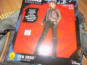 Child Size Small 4-6 Rubie's Disney Star Wars Jyn Erso Halloween Costume New - Picture 1 of 6