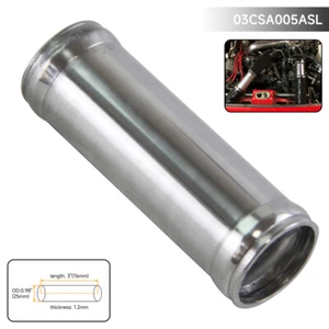 Alloy Aluminum Hose Adapter Joiner Pipe Connector Polished 25mm 1" inch - Picture 1 of 9