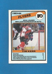 Tim Kerr TL 1984-85 O-PEE-CHEE OPC Hockey #364 (MINT)(OC) Philadelphia Flyers