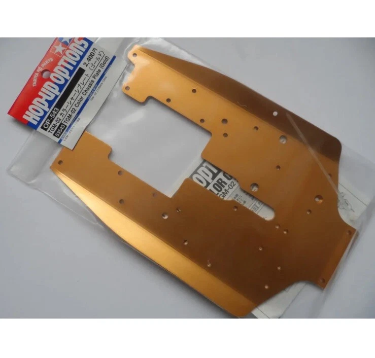 Tamiya 53543 Chassis Plate (Gold) TGM-02 - NOS 1/8th Scale Terra Crusher - Image 1 of 1