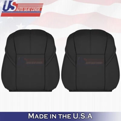 Cubierta de cuero negra para Toyota Avalon XLE 2013 a 2018 para conductor y pasajero Foto 1 de 4