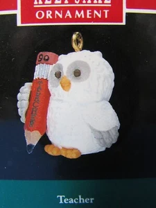 Hallmark 1990 miniatura ornamento maestro - Imagen 1 de 7