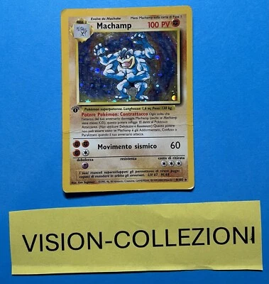 POKEMON N. 8/102 MACHAMP HOLO SET BASE - Immagine 1 di 2