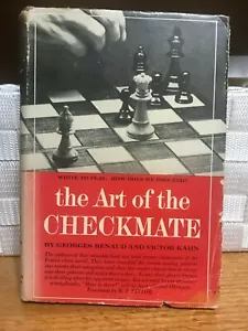 The Art Of The Checkmate by Victor Kahn 1953 First Printing Rare Collectible - Foto 1 di 2