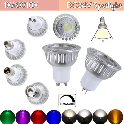 Dimmable Dc24v Led Spotlight 36/degree Angle Red Blue Green Spot Bulbs Cool Warm - Image 1 of 4