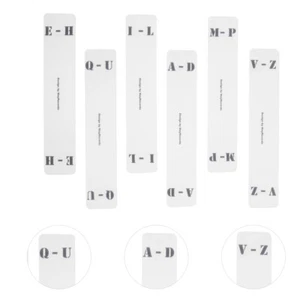 6 Pcs Tag Di Classificazione Degli Album Divisori Dischi - Foto 1 di 10