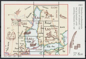 Finland 1985 : Ships / Boats - Good Very Fine MNH Sheet - Picture 1 of 1