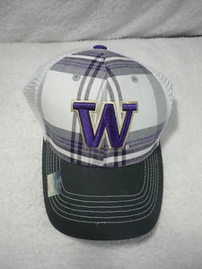 HERREN FUSSBALLMÜTZE KAPPE WASHINGTON STATE DAWGS HUSKIES LOGO ONE FIT TAILLIERT LILA - Bild 1 von 3