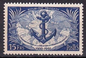 FRANCIA 1951 - 50° anniversario della creazione delle truppe coloniali (MNH**) - Picture 1 of 1