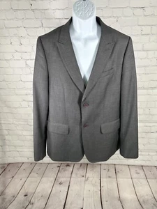 Howe Cowboy Punk Meets English Country Gentleman Gray 2 Button Blazer Jacket 42 - Picture 1 of 11