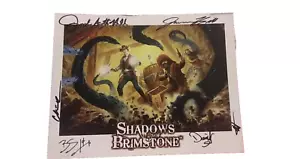SHADOWS OF BRIMSTONE Signed 8x10 Art Print Flying Frog Productions Kickstarter - Picture 1 of 1