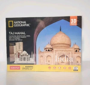 TAJ MAHAL Mahal PUZZLE National Geographic 3D Puzzle Architectural Model Display - Picture 1 of 11