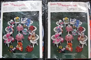 Vintage Garden Party Teddy Friends Needlemagic Strickset Bär Hase NEU 1977 - Bild 1 von 11