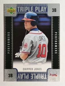 Upper Deck Triple Play Performers 2007 #TPCJ Chipper Jones (nuevo) - Imagen 1 de 2