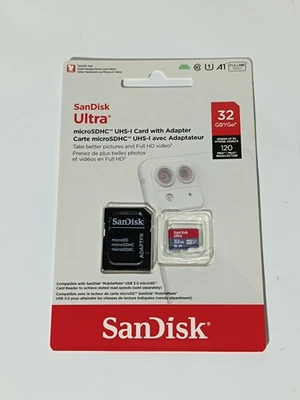 SanDisk  Ultra microSD Speicherkarte 32 GB (98 MB/s) 4 Stück(5€/st)_0,01_6 - Bild 1 von 4