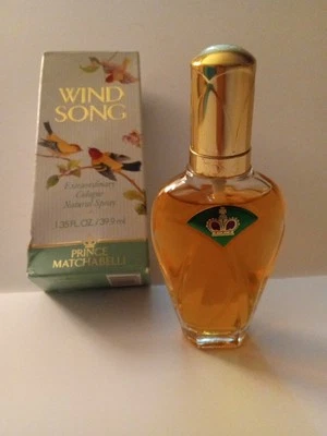 De colección Wind Song Colonia Spray Natural 1.35 fl oz Prince Matchabelli Nuevo con Caja Foto 1 de 2