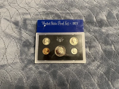 1971 Clad Proof Set U.S. Mint Original Government Packaging OGP - Image 1 of 3