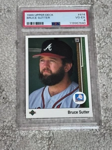 PSA 4 BASEBALL CARD 1989 UPPER DECK ATLANTA BRAVES HOF BRUCE SUTTER - Picture 1 of 1