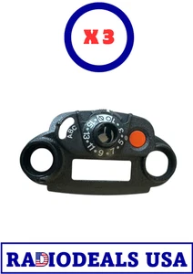 3 x Motorola APX6000 7000 8000 Top Control Module Plastic Bezel - Black - Picture 1 of 2