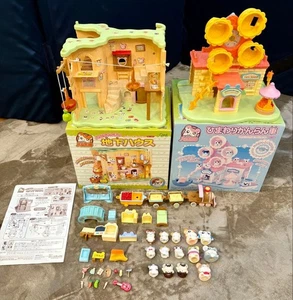 Hamtaro Hamster Sonnenblume Riesenrad und unterirdisches Haus Set Spielzeug Set - Bild 1 von 11