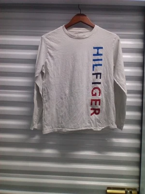 Tommy Hilfiger Niñas Marfil Manga Larga Camiseta 16 18 Foto 1 de 3