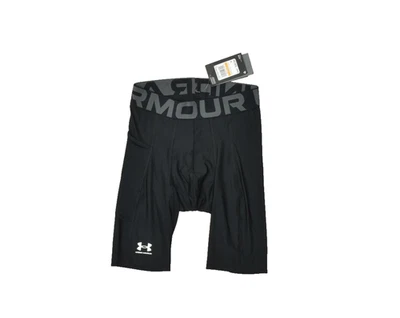 Under Armour Men's HeatGear Compression Long Shorts Black Size S NEW 1361602 - Image 1 of 4
