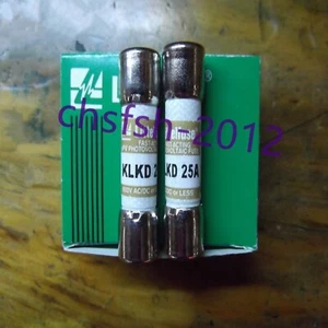 1 pcs New IN BOX Littelfuse Fast Fuse Fuse Ceramic 10X38 KLKD 25 25A 600V - Picture 1 of 3