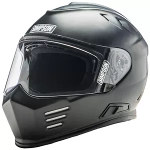 Casco de motocicleta Simpson Ghost Bandit - negro mate - tamaño: X-PEQUEÑO - Imagen 1 de 4