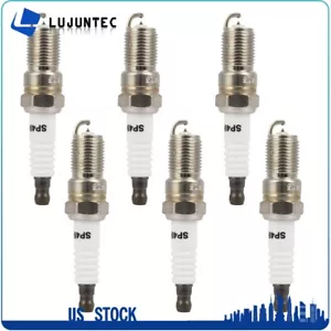 Iridium Spark Plugs For 2000-2008 Jaguar S Type 2002-08 Jaguar X Type 3.0L 6Pcs - Picture 1 of 7