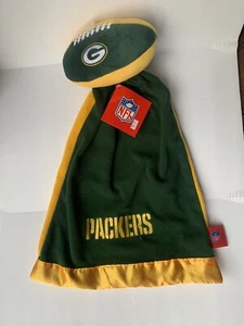 NFL Green Bay Packers Football security Blanket 2005 Snuggleball Long time toys - Picture 1 of 7