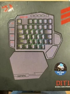 Redragon K585 DITI One-Handed RGB Mechanical Gaming Keyboard, New In Box!! - Picture 1 of 2