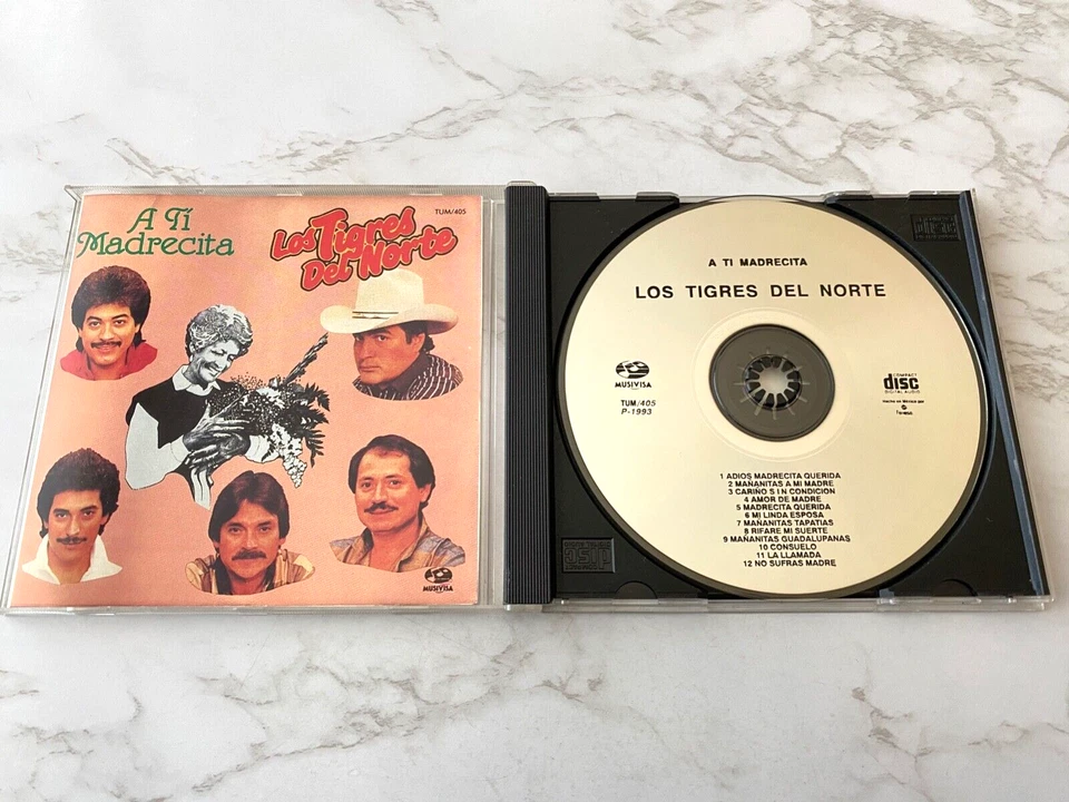Los Tigres Del Norte A Ti Madrecita CD ORIGINAL HECHO EN MEXICO Musivisa RARO! - Image 1 of 4